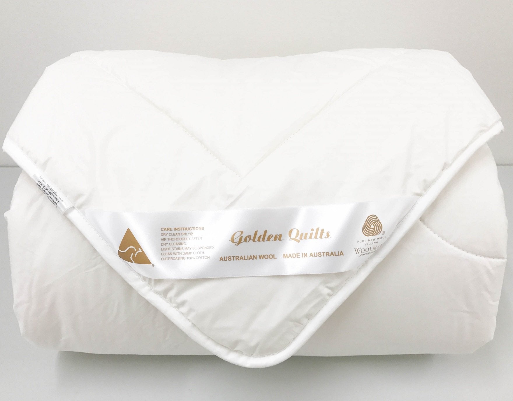 Golden Quilts WASHABLE WOOL BLEND QUILT 500GSM Golden Quilts