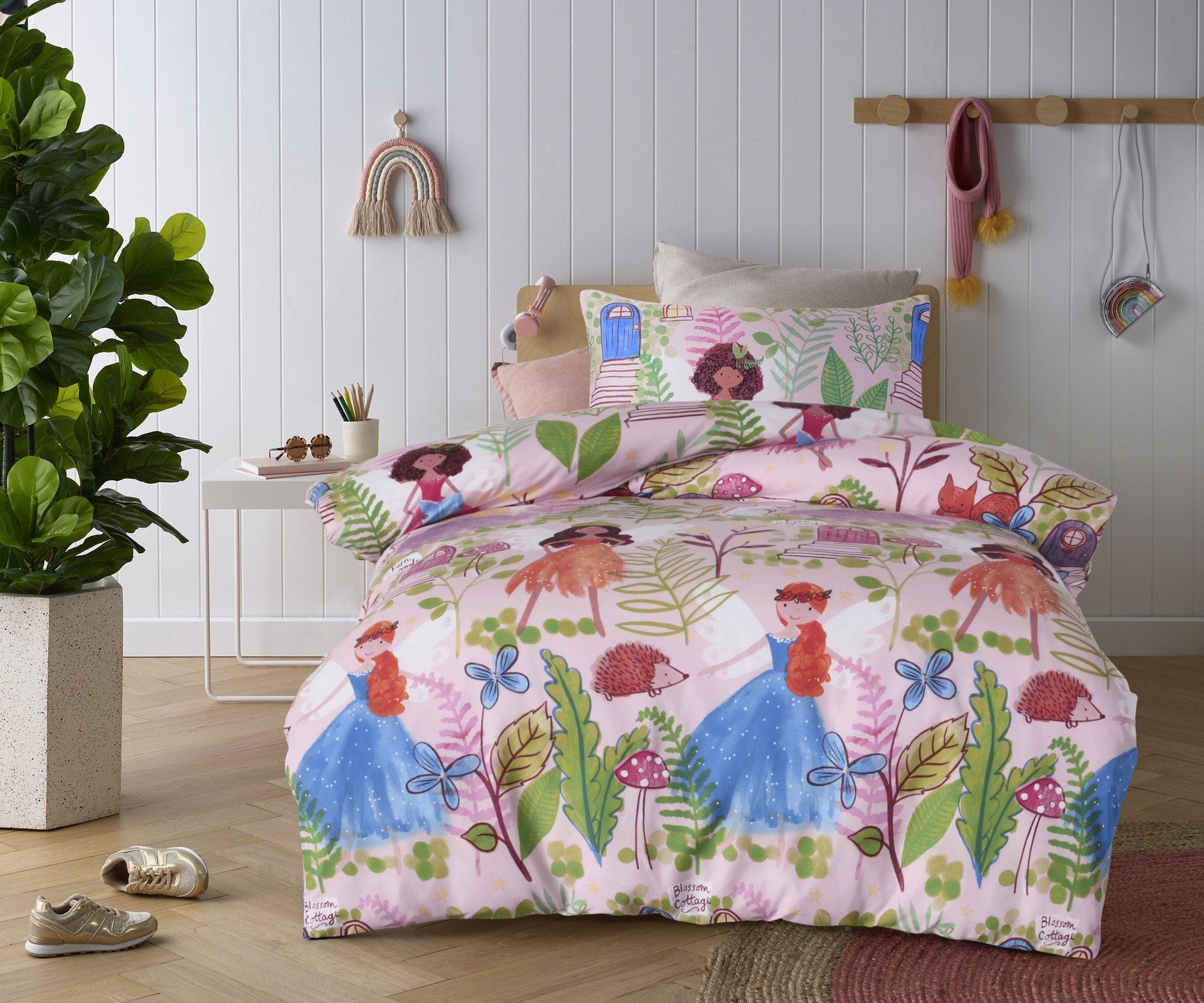 Happy Kids Bedding Quilt Cover Happy Kids Fairy Tales Glow-in-the-Dark Quilt Cover Set