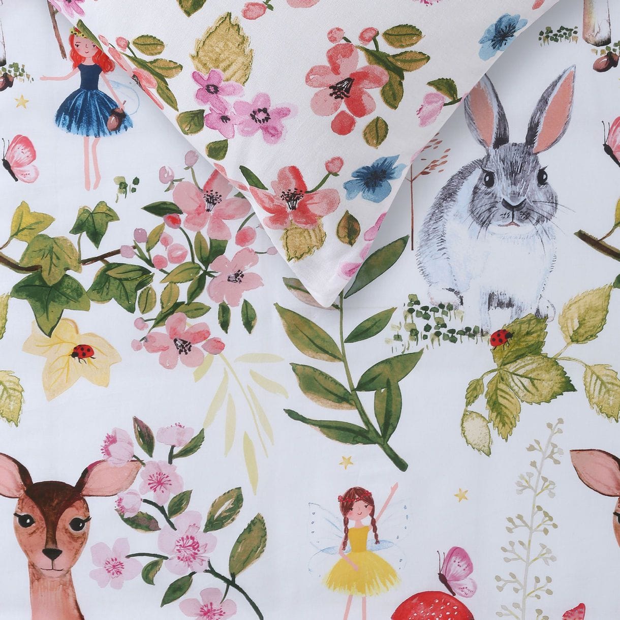 Happy Kids Bedding Quilt Cover Happy Kids Habitat Printed Cotton Quilt Cover Set