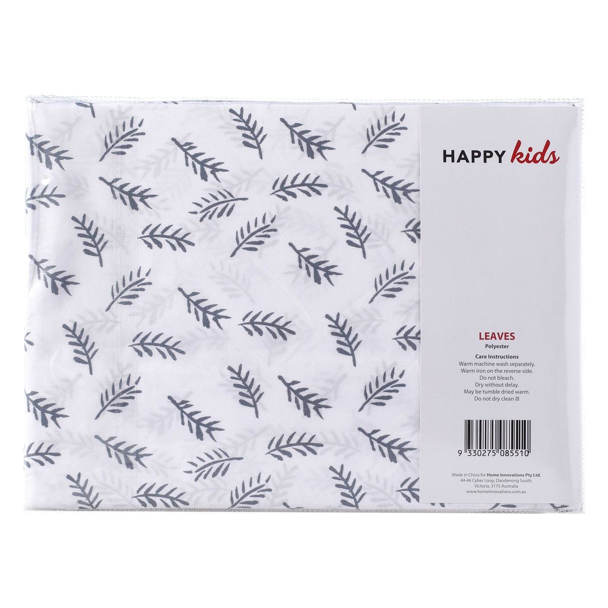 Happy Kids Bedding Bed Sheets Happy Kids Leaves Printed Microfiber Sheet Set