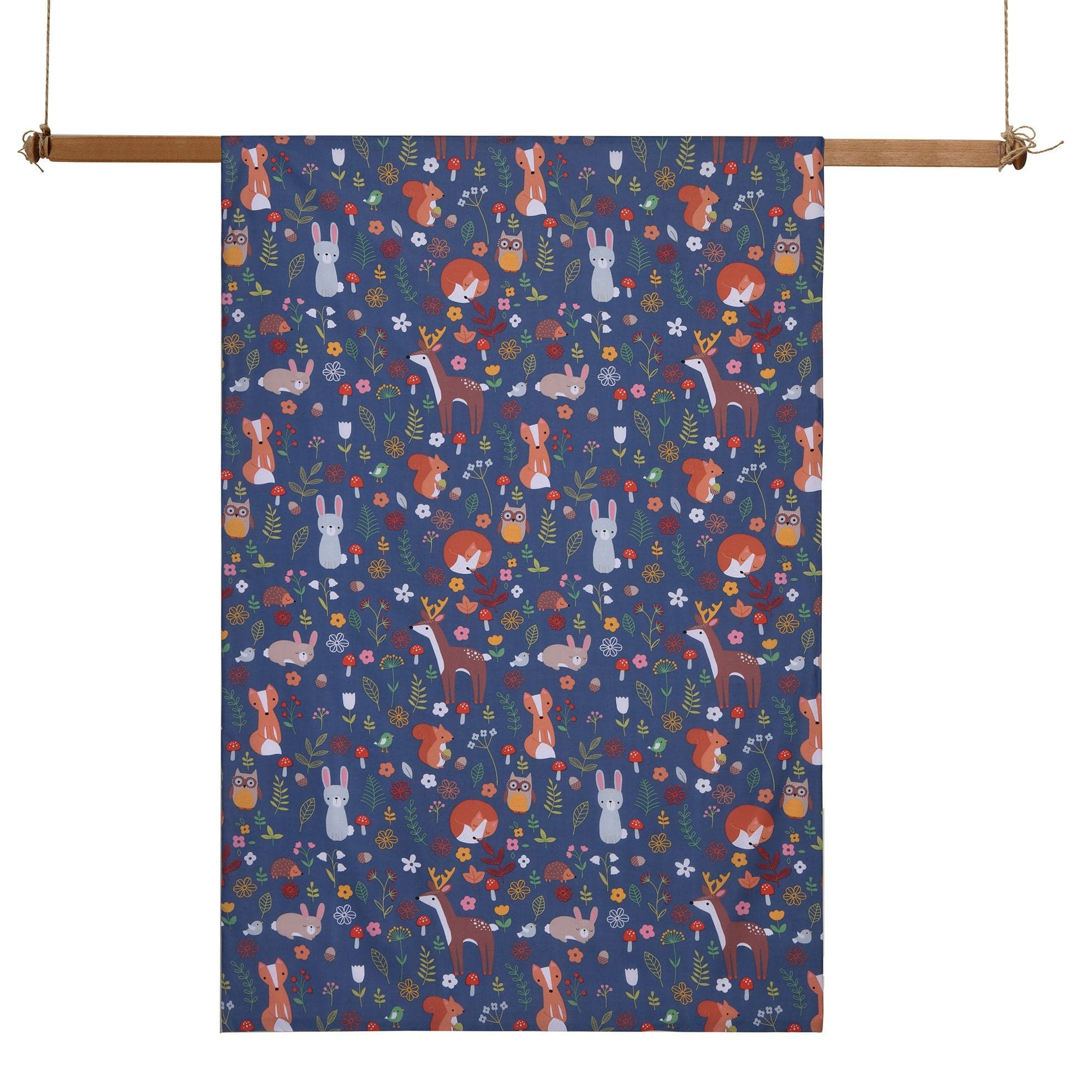 Happy Kids Bedding Quilt Cover Happy Kids Nature Forest Glow-in-the-Dark Quilt Cover Set