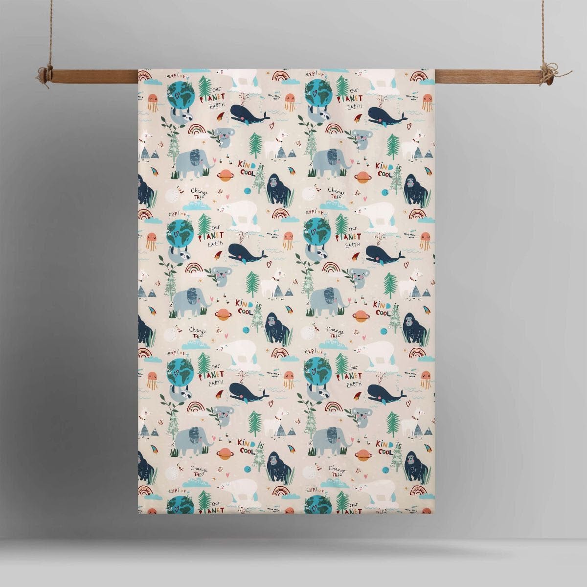 Happy Kids Bedding Quilt Cover Happy Kids Our Planet Earth Glow in the Dark Quilt Cover Set