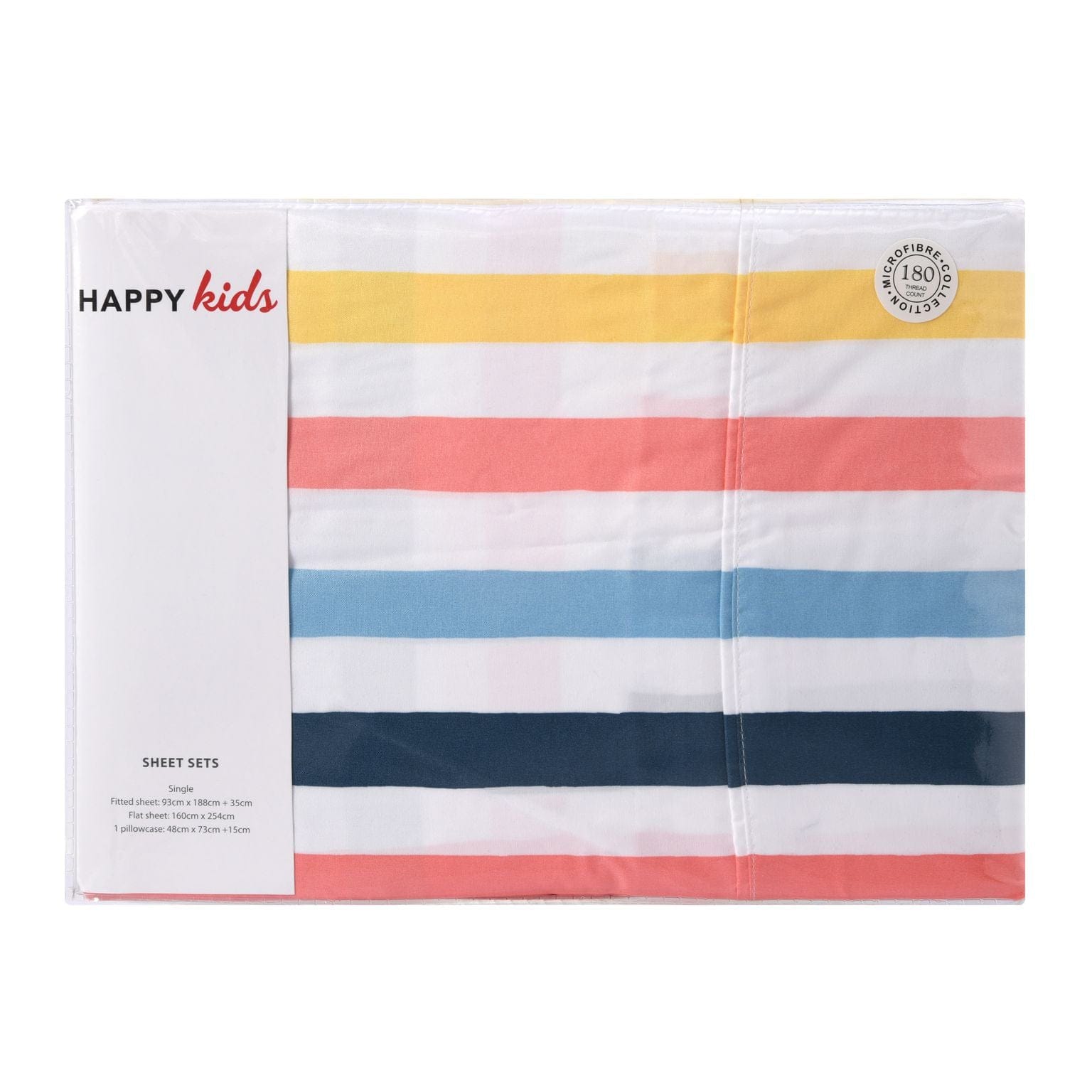 Happy Kids Bedding Bed Sheets Happy Kids Seaside Printed Microfibre Sheet Set