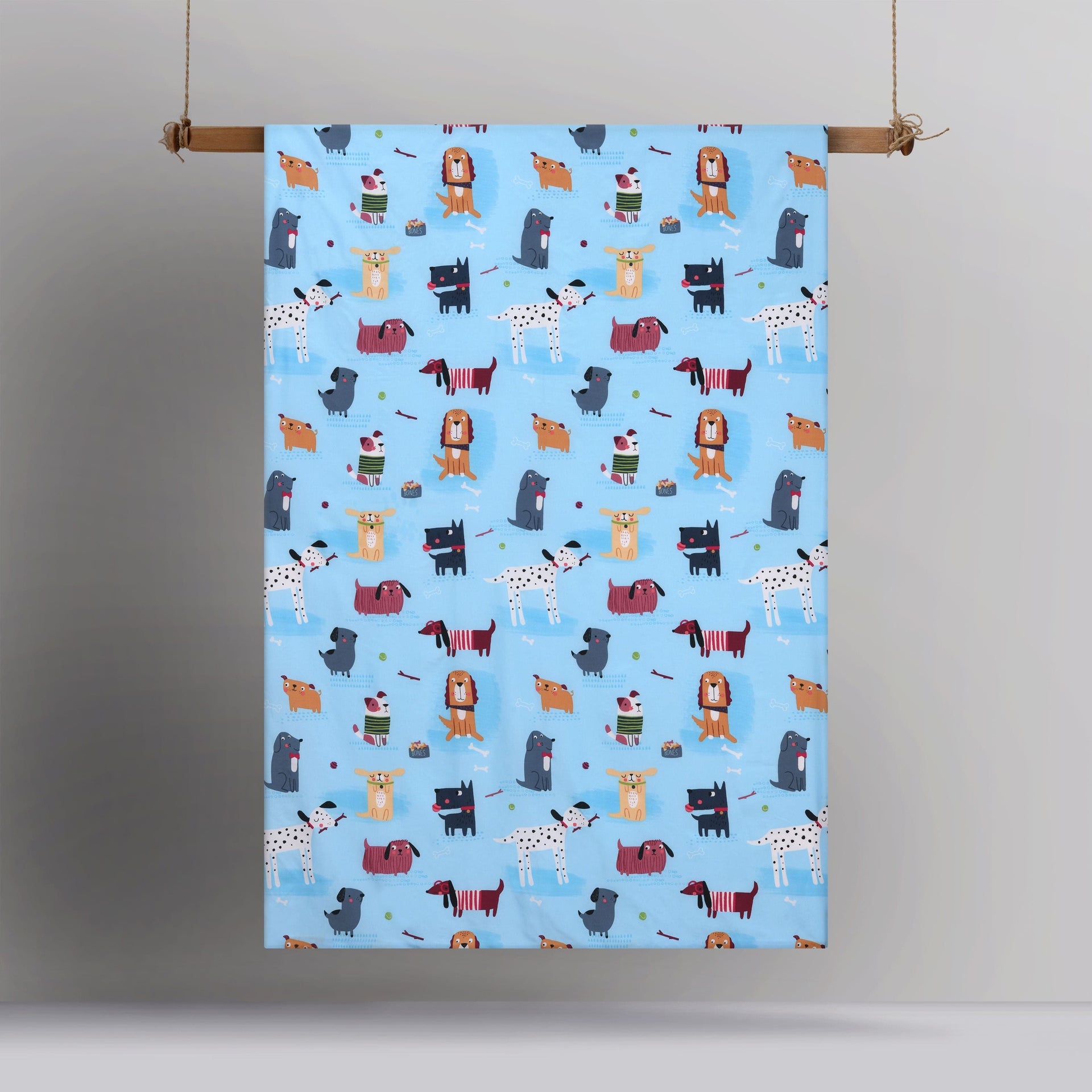 Happy Kids Bedding Quilt Cover Happy Kids Woof Glow in the Dark Quilt Cover Set
