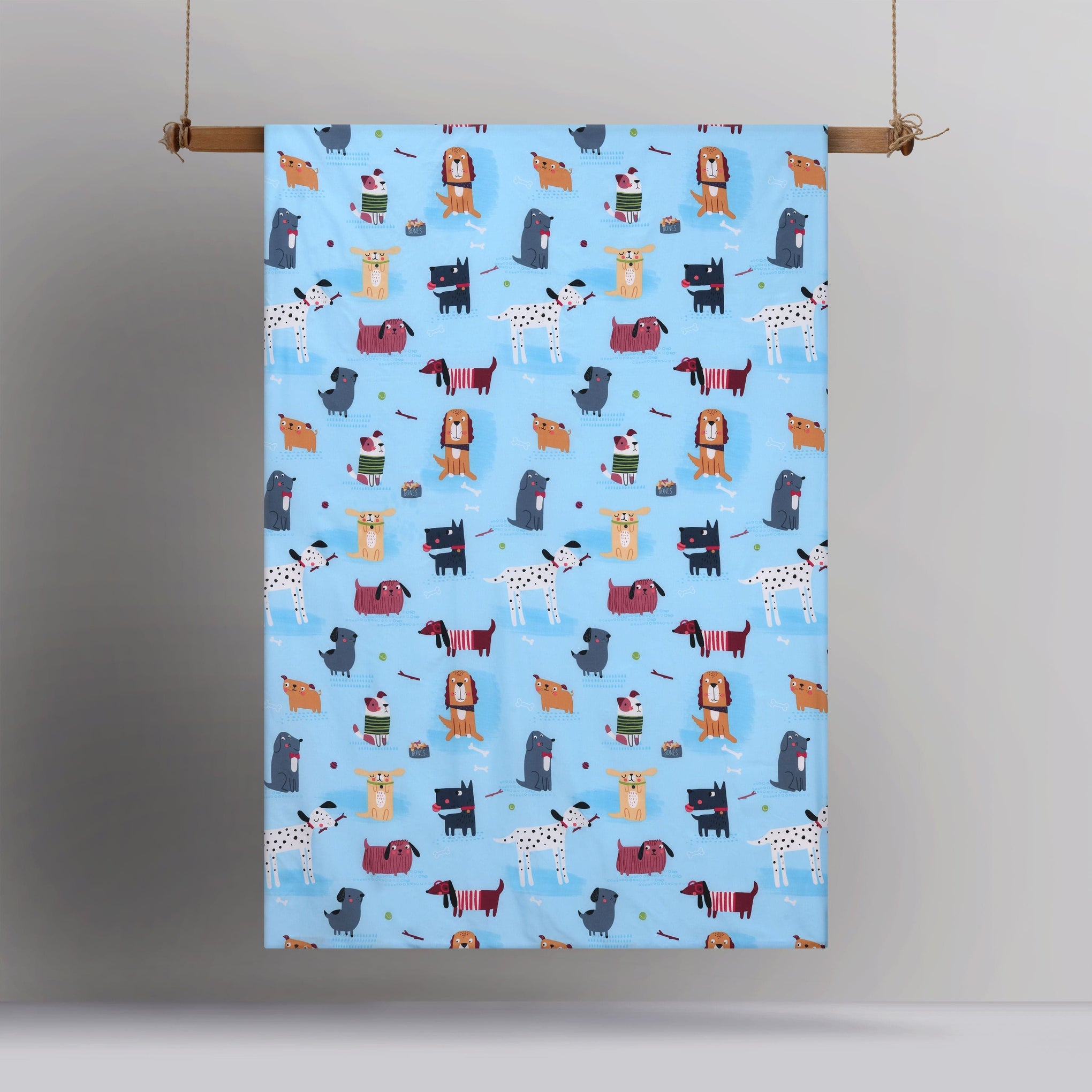 Happy Kids Bedding Quilt Cover Happy Kids Woof Glow in the Dark Quilt Cover Set