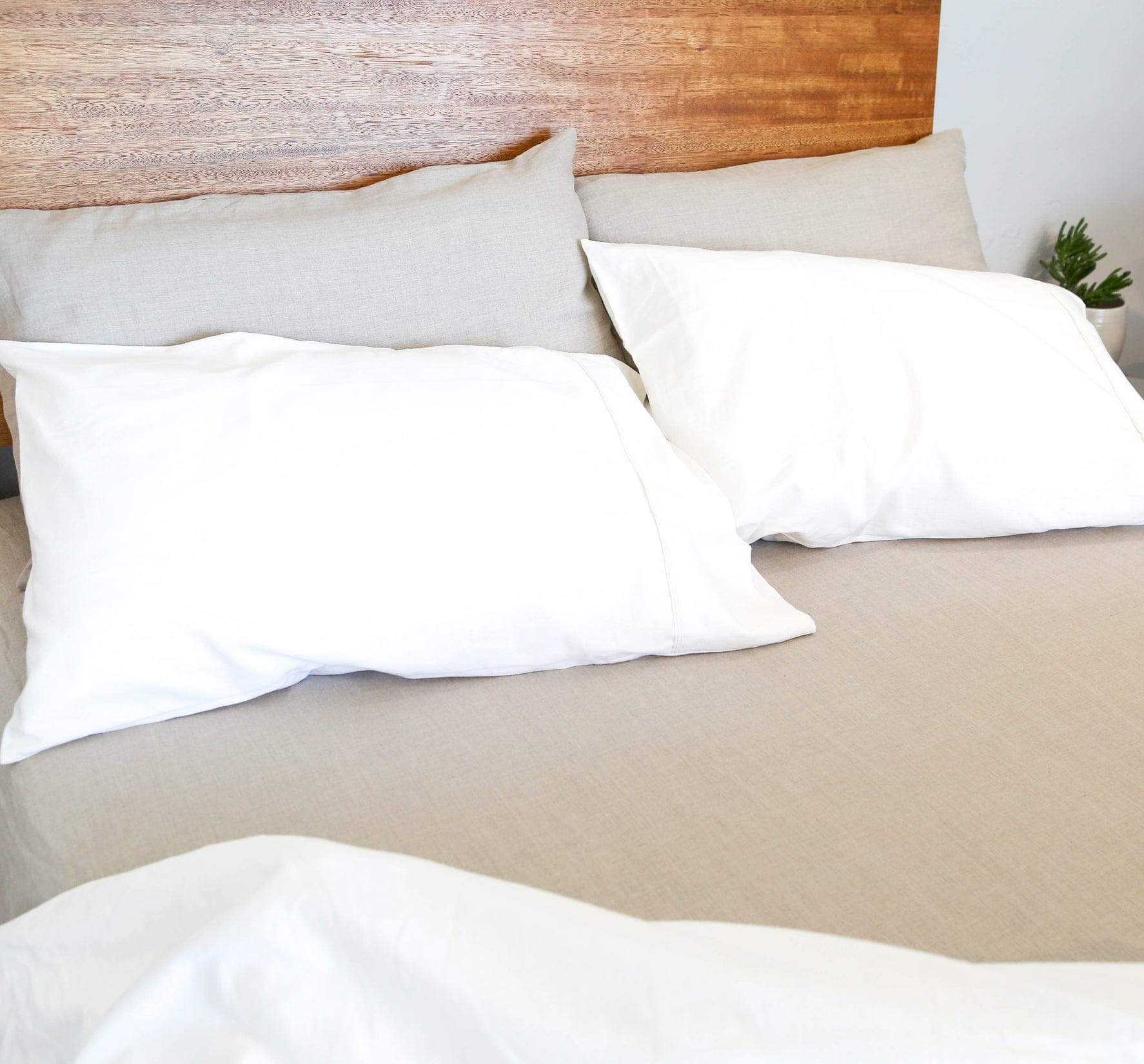 Hemp Gallery Australia Pillowcase 2 x HEMP ORGANIC COTTON PILLOWCASES
