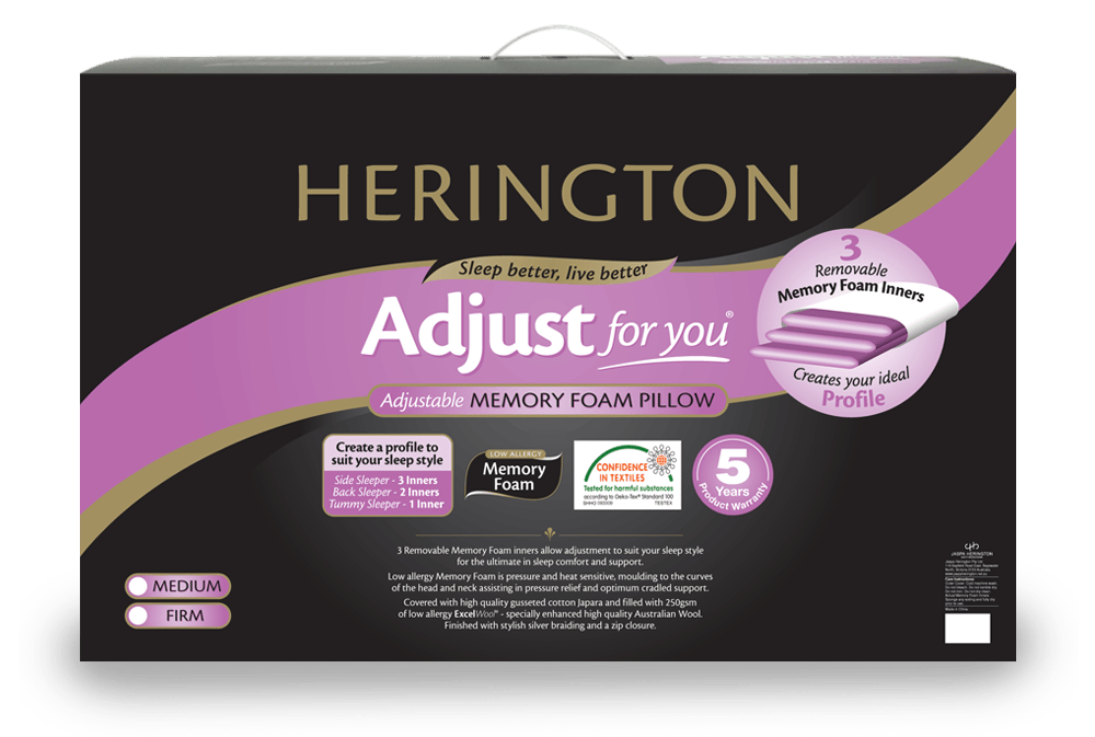 Herington Pillows/Cushions Herington Adjust For You Pillow
