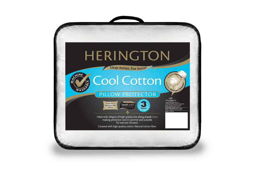Herington Pillowcase Herington Cool Cotton Pillow Protector