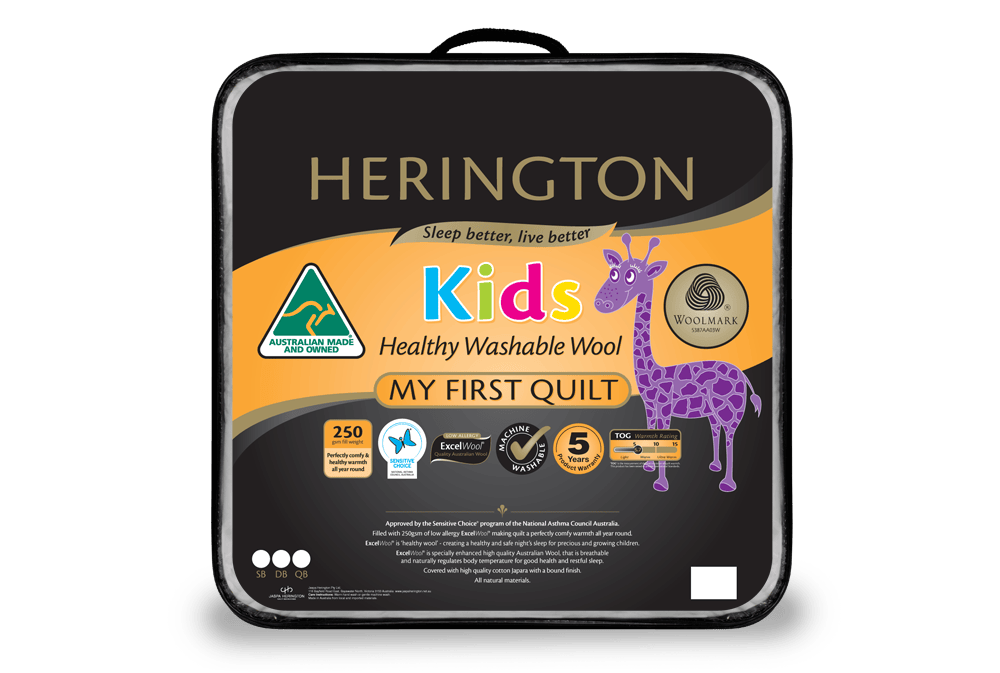 Herington Duvet/Quilt Herington Kids Healthy Washable Wool Quilt