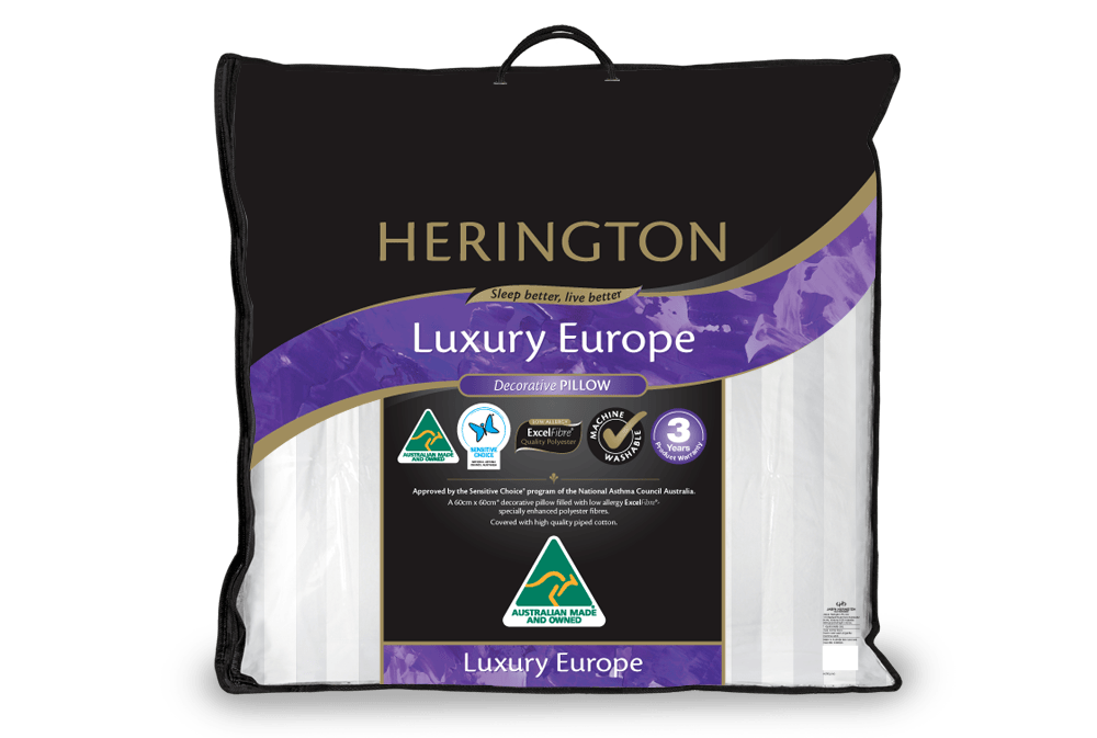 Herington Pillows/Cushions Herington Luxury Europe Dobby Stripe Pillow