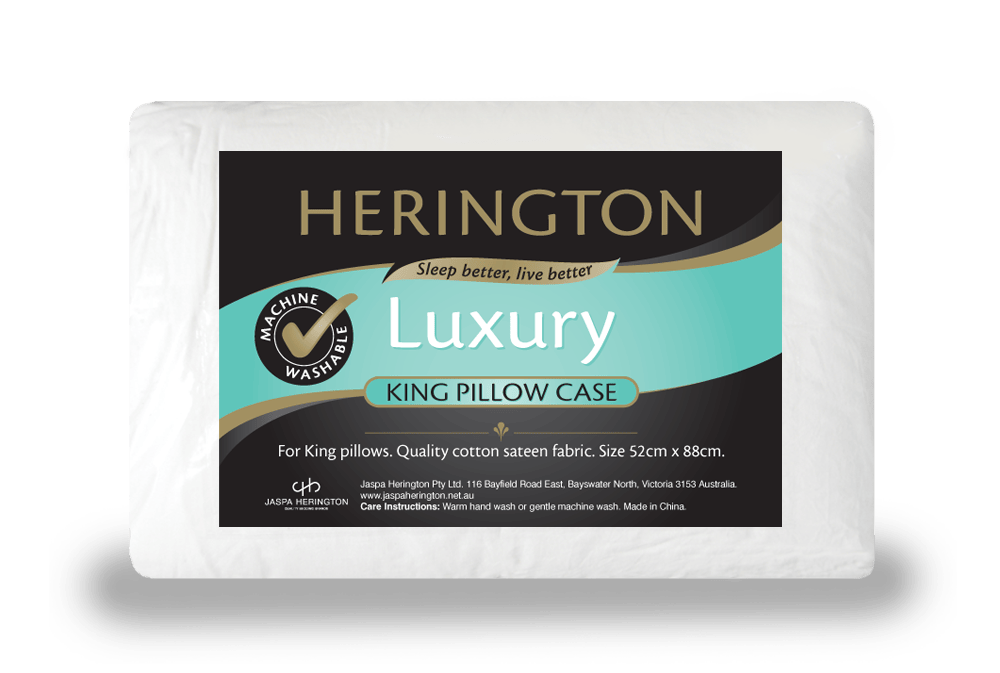 Herington Pillowcase Herington Luxury King Size Pillow Case