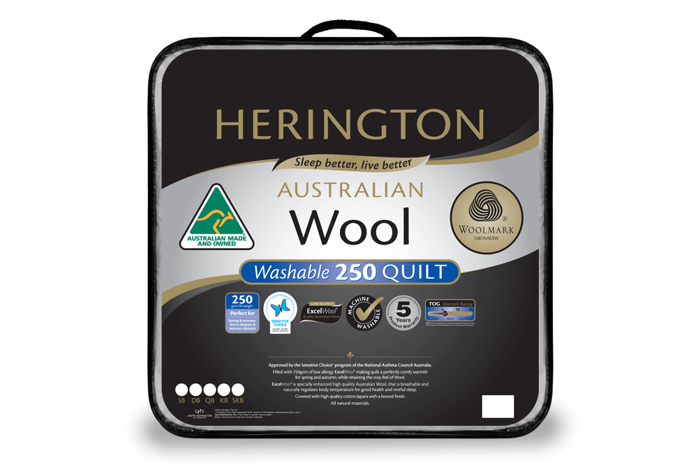Herington Duvet/Quilt Herington Premium Wool 250 Quilt