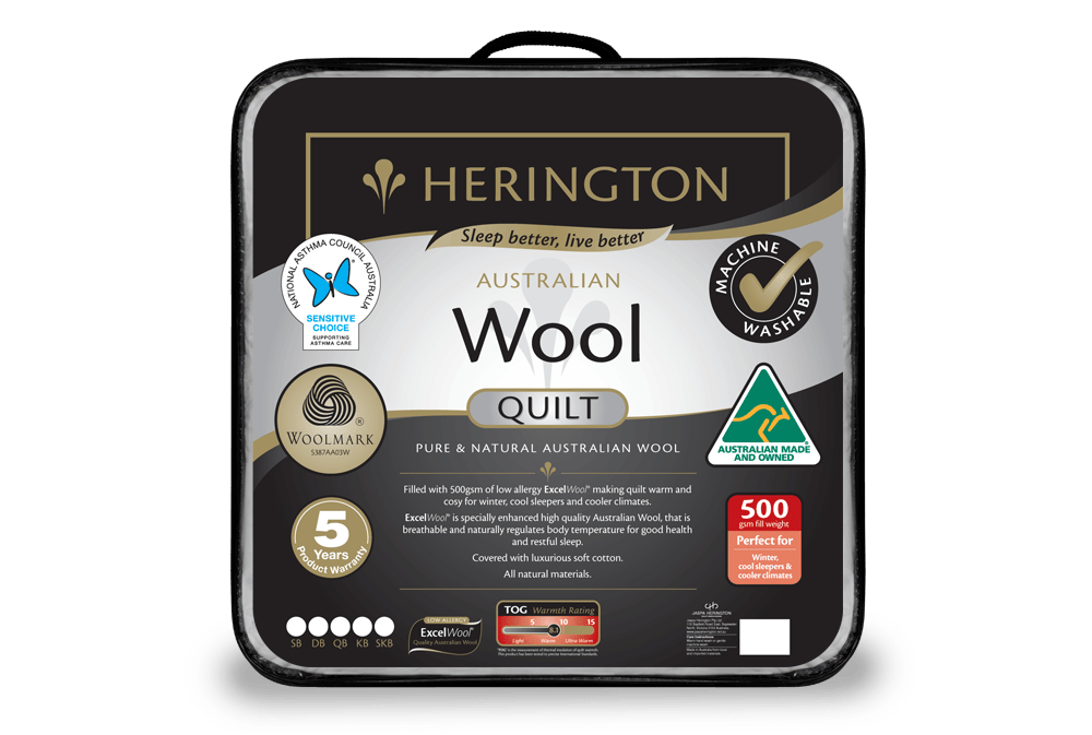 Herington Duvet/Quilt Herington Premium Wool 500 Quilt