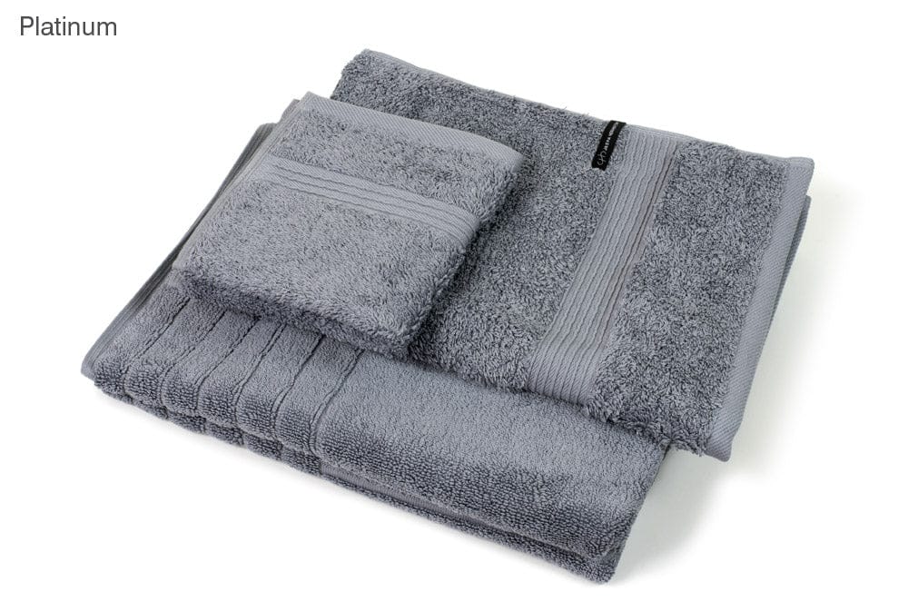 Herington Bathroom Towel Sets Jaspa Herington Egyptian Cotton BATH TOWELS – ACCESSORY PACK -  Platinum