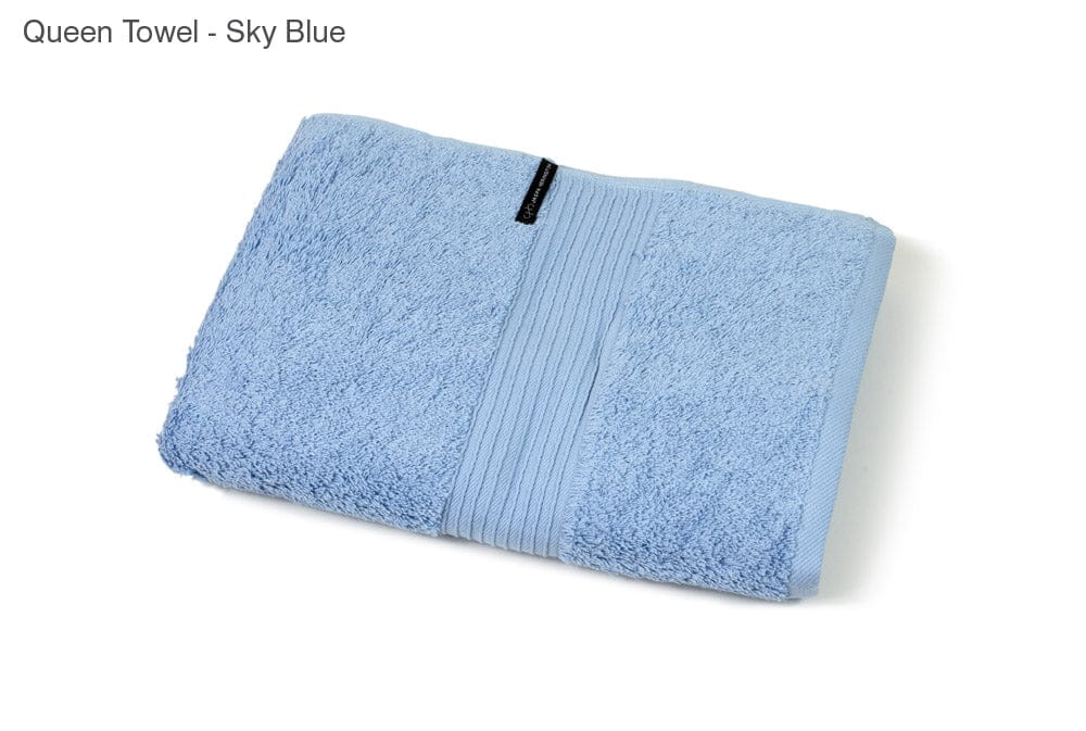 Herington Bathroom Towel Jaspa Herington Egyptian Cotton BATH TOWELS – KING BATH SHEEET - Sky Blue