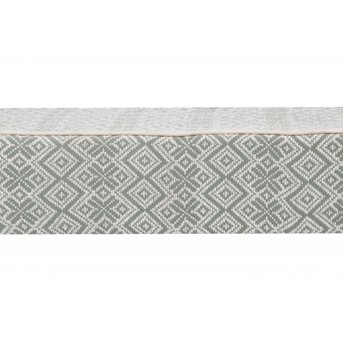 Ava Upholstered Bench Set  WHT/GRY Big Bedding Australia