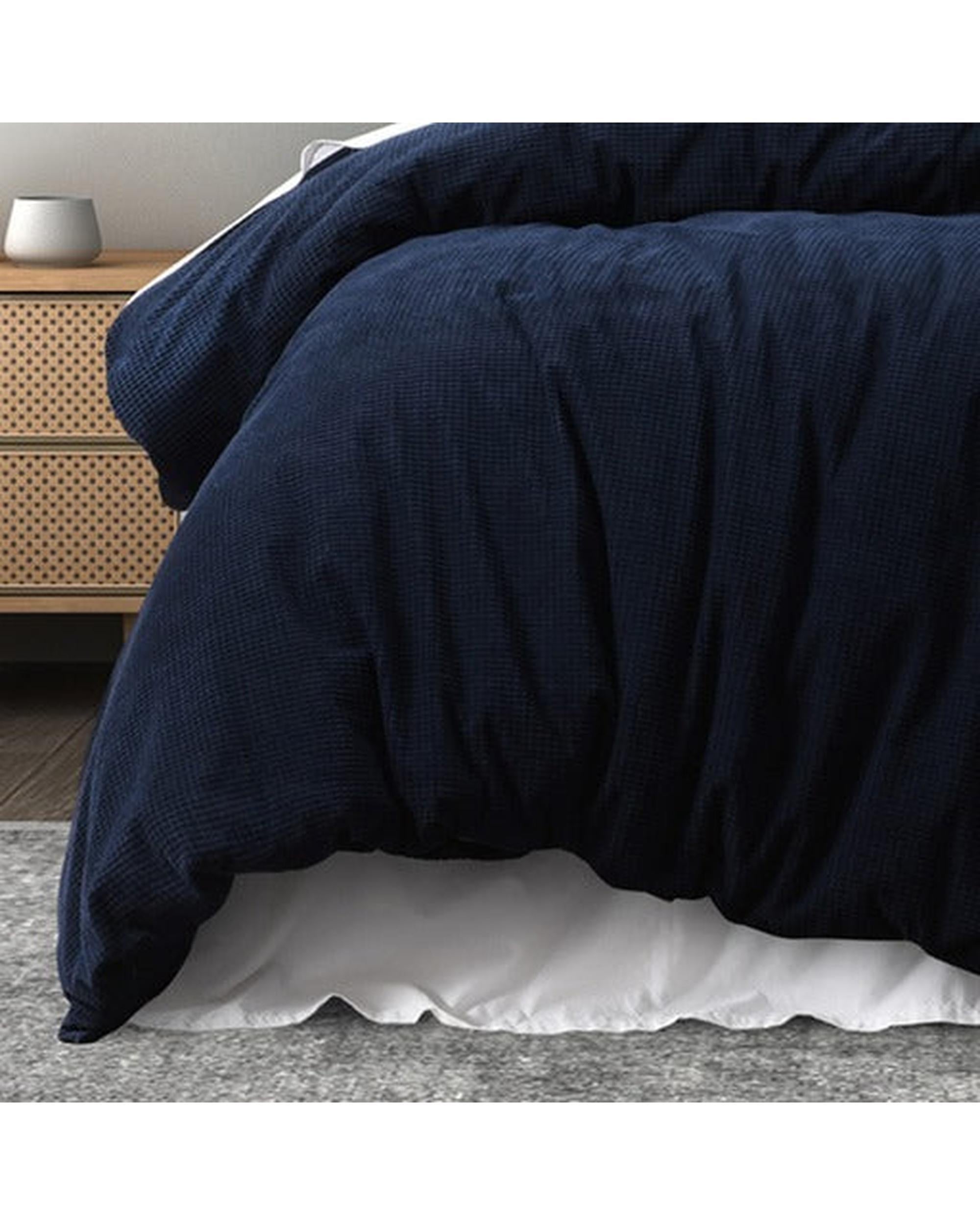 Bianca Bedding Lebron Indigo Polyester Quilt Cover Set Bianca Bedding