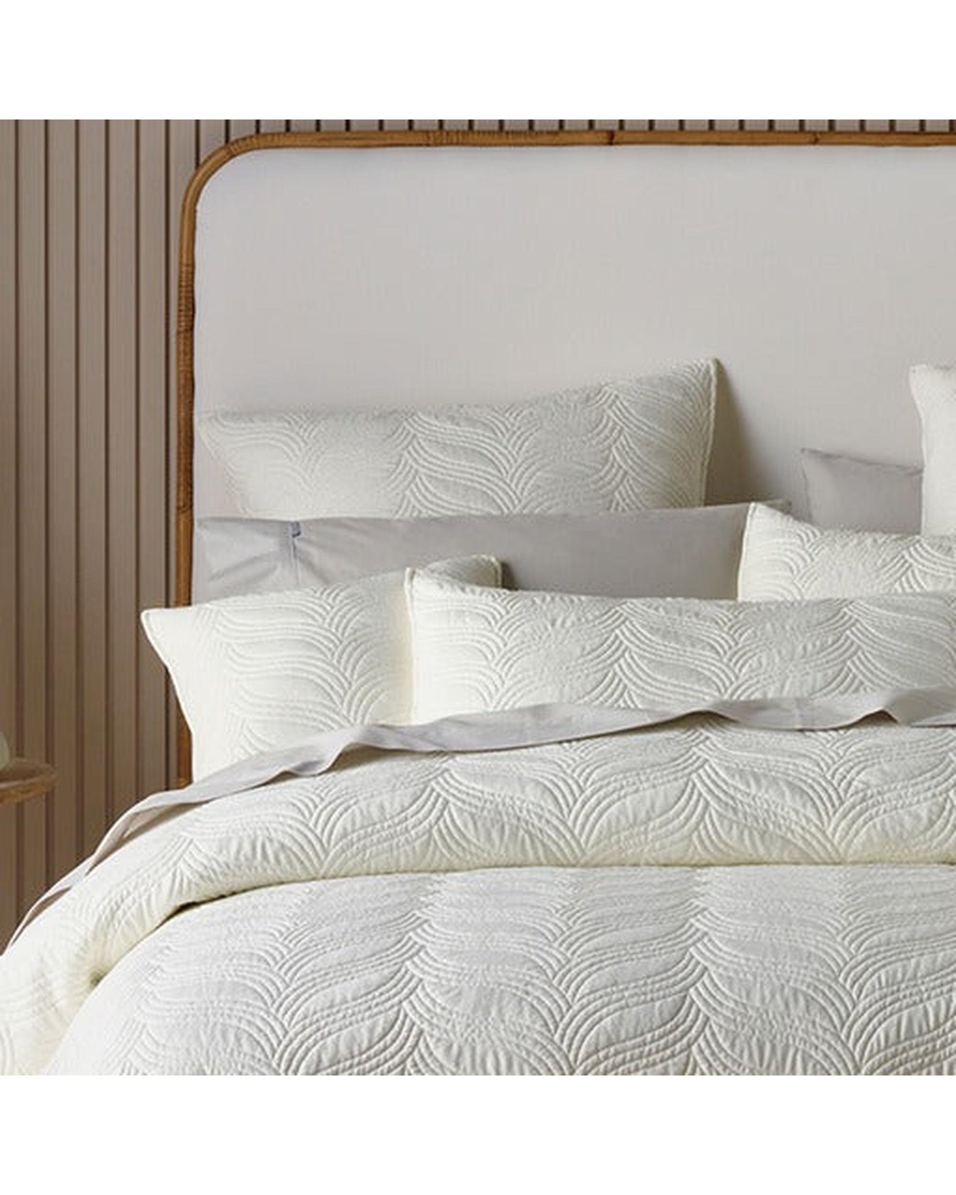 Bianca Bedding Kamala Cream Polyester Bedspread Set Bianca Bedding