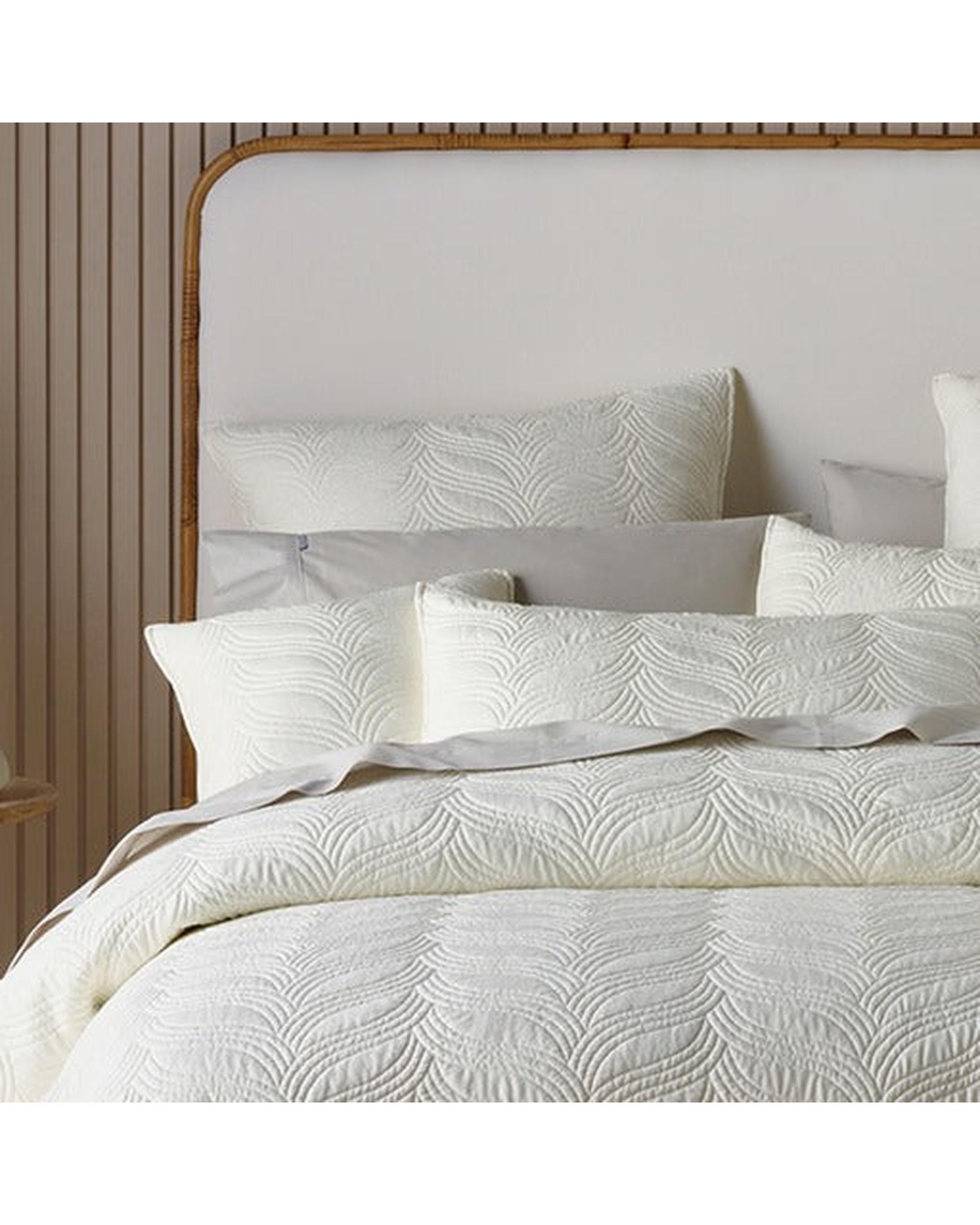 Bianca Bedding Kamala Cream Polyester Bedspread Set Bianca Bedding