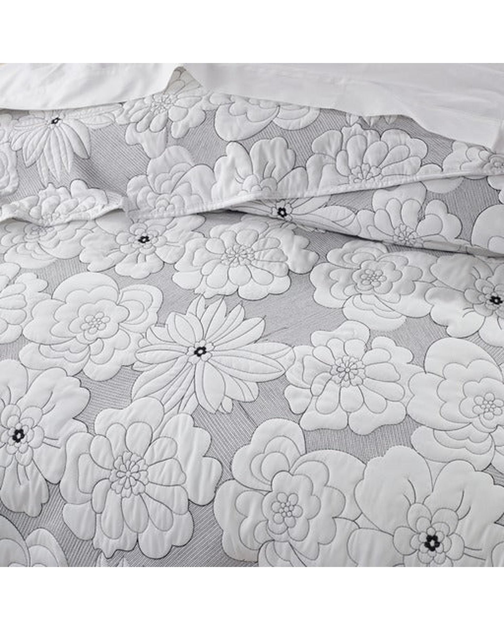 Bianca Bedding Leona White Polyester Bedspread Set Bianca Bedding