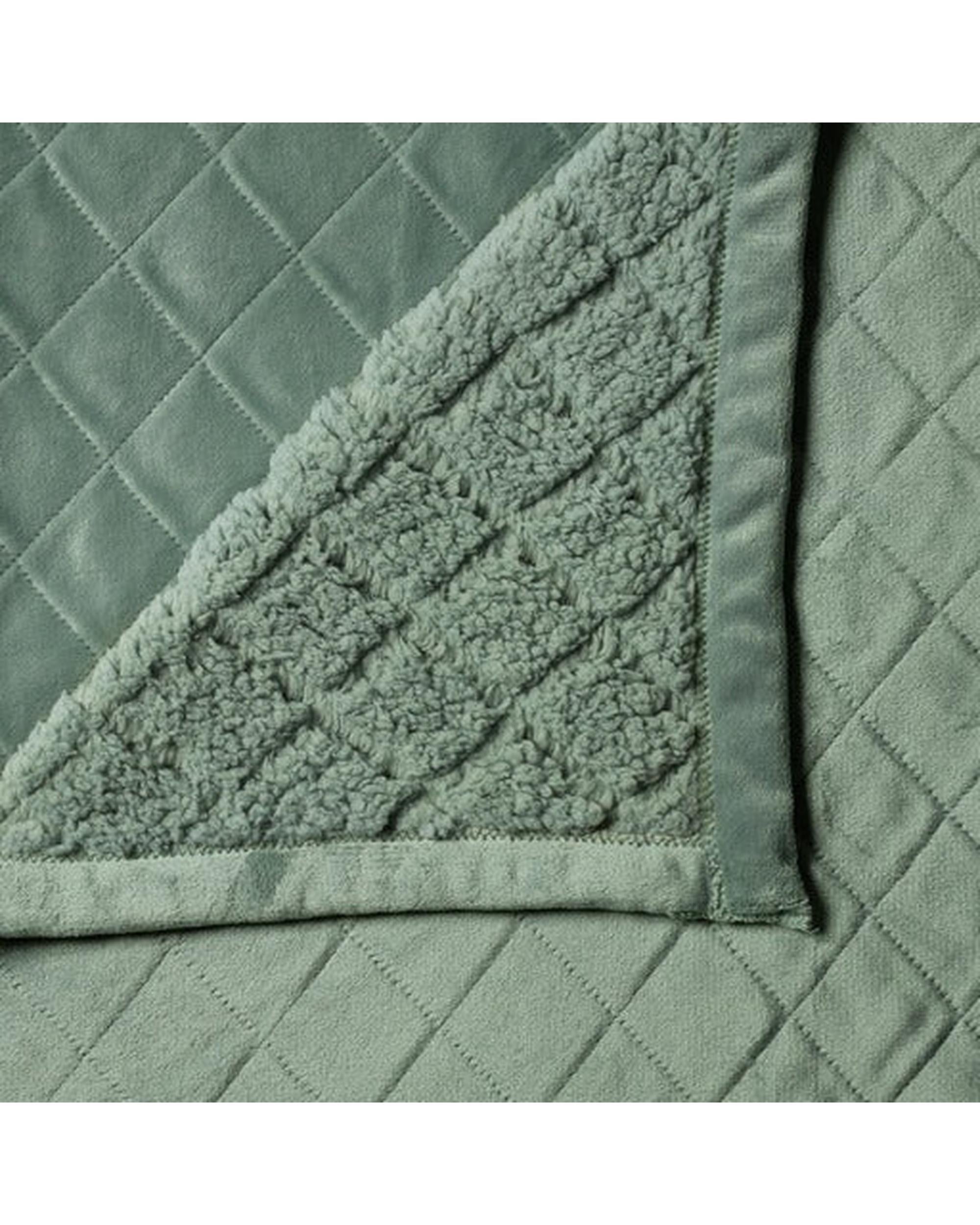 Bianca Australian Mansfield Blanket Sage Bianca Bedding