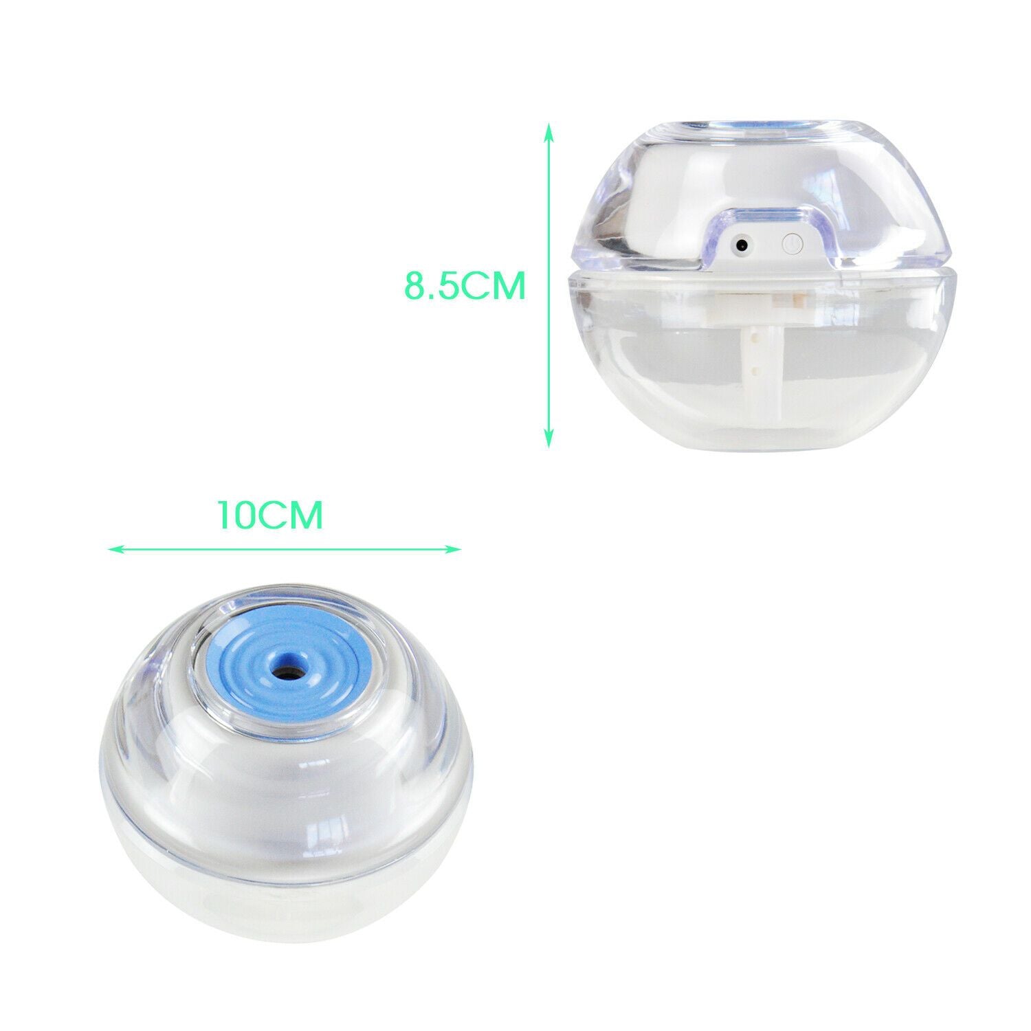 USB Air Humidifier Ultrasonic LED Crystal Nightlights Mist Diffuser Purifier Big Bedding Australia