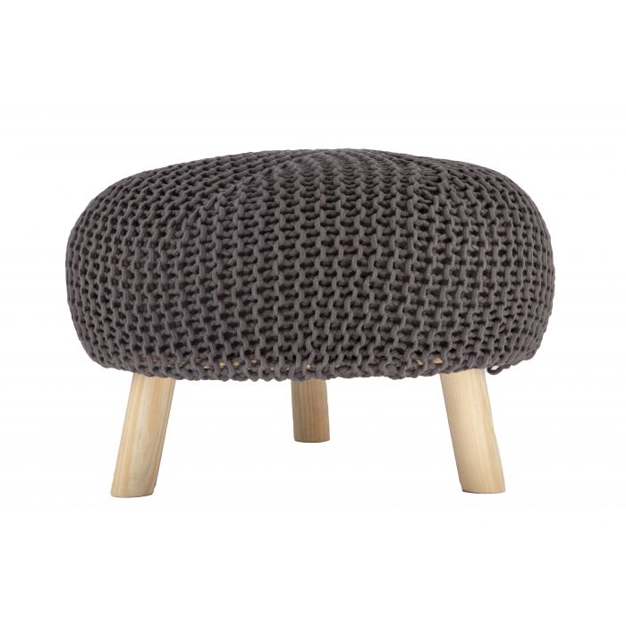 Ava Stool Charcoal Big Bedding Australia