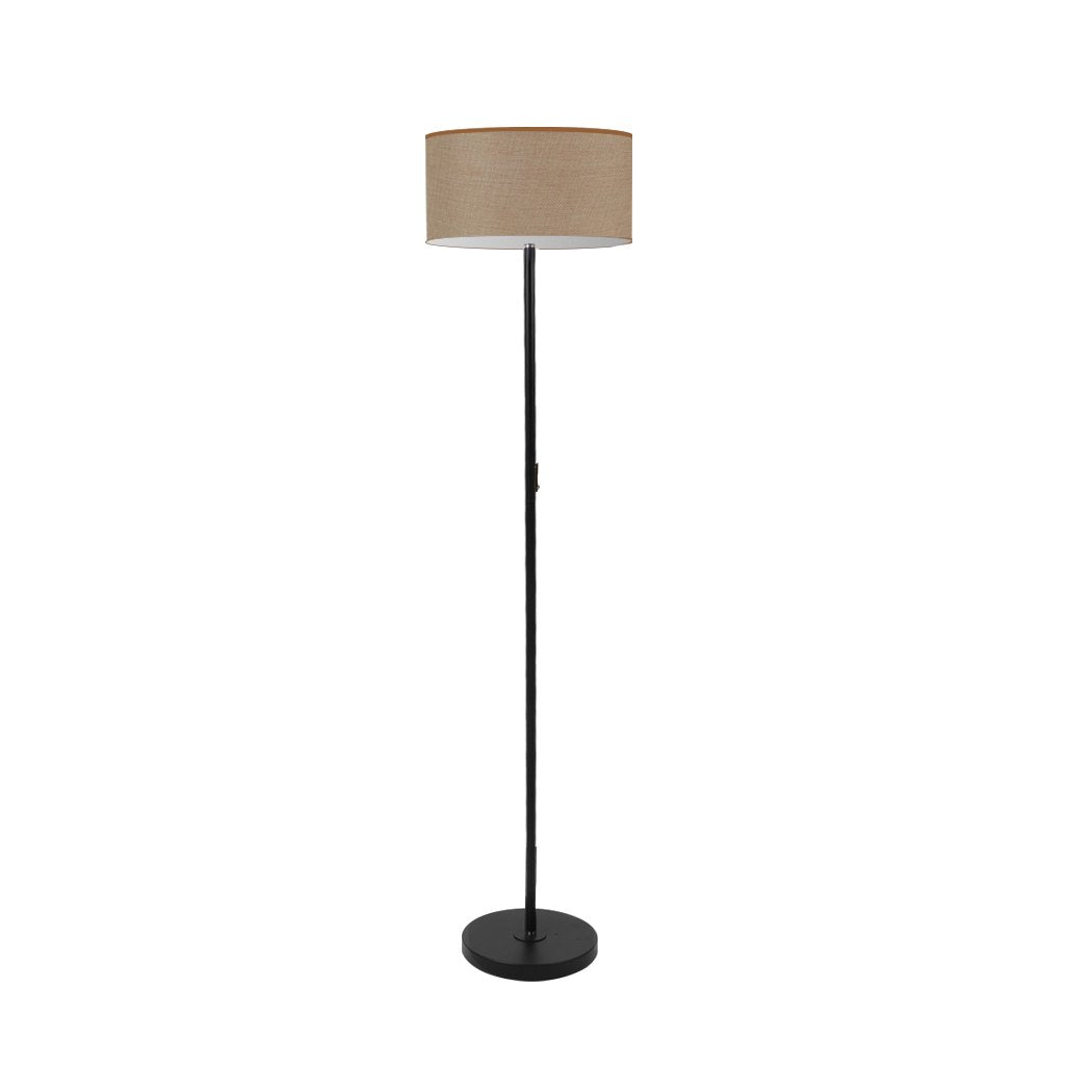 Modern LED Floor Lamp Stand Reading Light Decoration Indoor Classic Linen Fabric Big Bedding Australia
