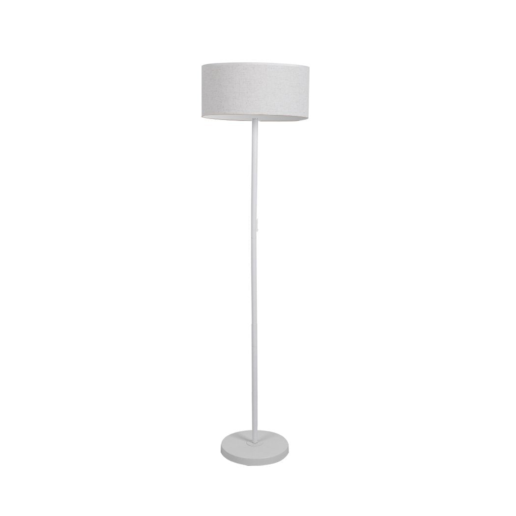 Modern LED Floor Lamp Stand Reading Light Decoration Indoor Classic Linen Fabric Big Bedding Australia