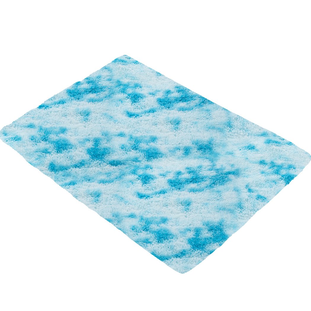 Floor Rug Shaggy Rugs Soft Large Carpet Area Tie-dyed Maldives 200x300cm Big Bedding Australia