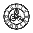 Chic Large Art Wall Clock Rustic Iron Metal Vintage Industrial luxury French Big Bedding Australia