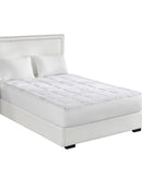 Bamboo Pillowtop Mattress Topper Protector Waterproof Cool Cover Single Dreamz