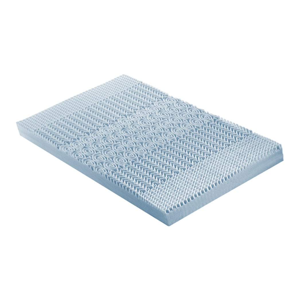 8cm Bedding Cool Gel Memory Foam Bed Mattress Topper Bamboo Cover Single Dreamz