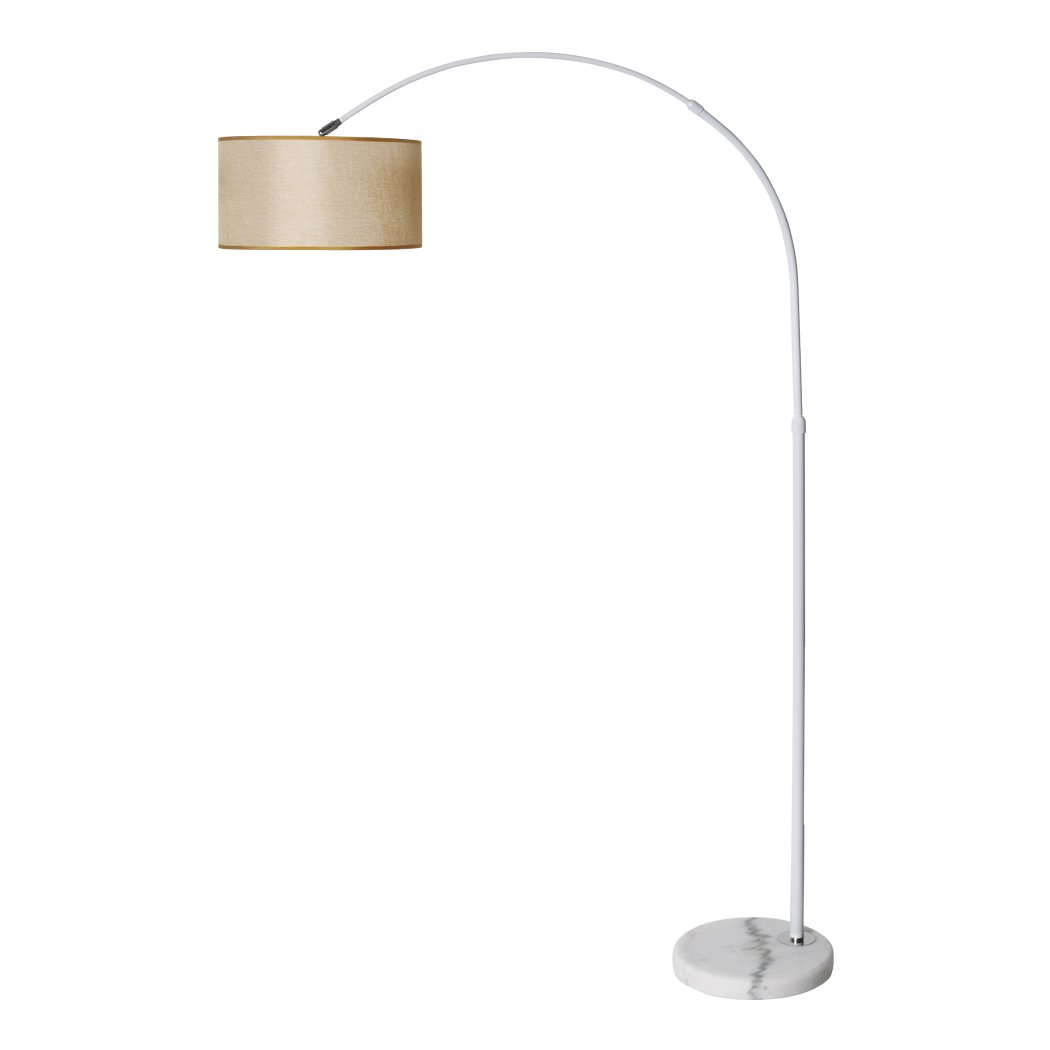 Modern LED Floor Lamp Reading Light Free Standing Height Adjustable Marble Base Big Bedding Australia