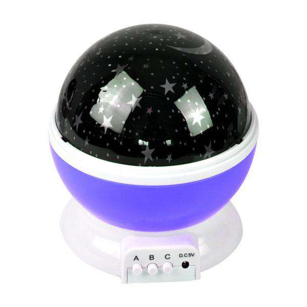STAR MOON SKY STARRY NIGHT PROJECTOR LIGHT LAMP FOR KIDS BABY BEDROOM PURPLE Big Bedding Australia