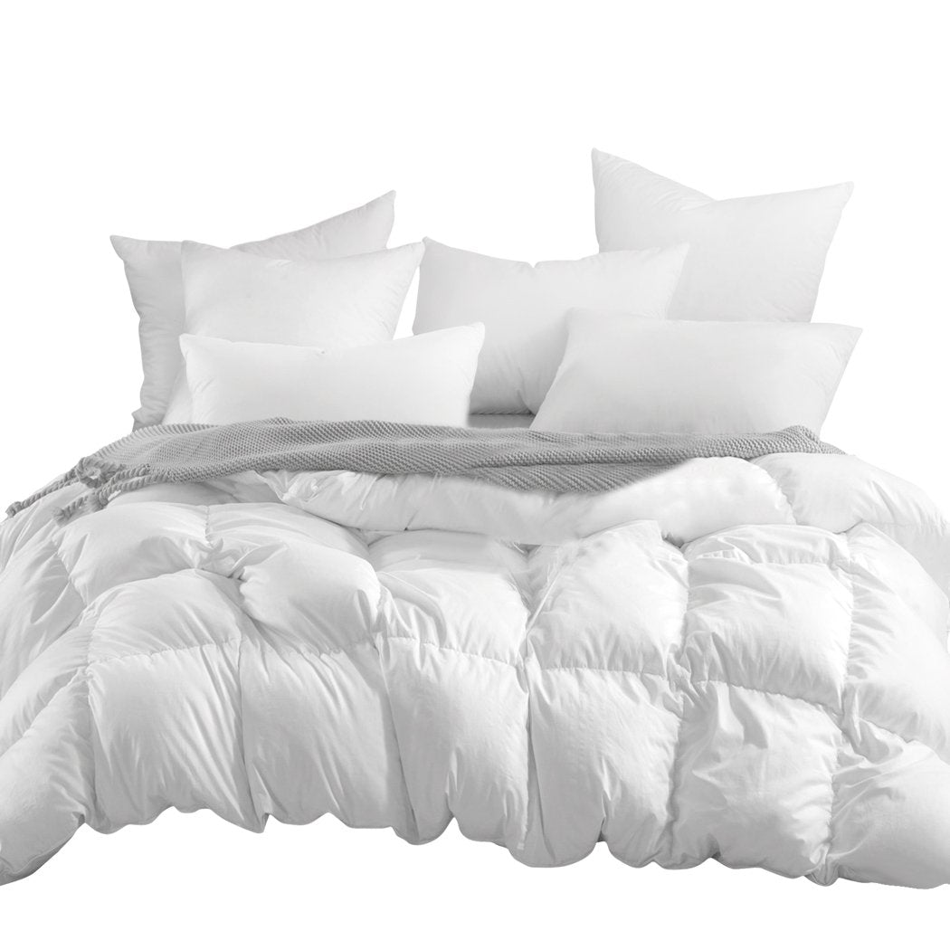 700GSM All Season Duck Down Feather Filling Duvet in Super King Size Dreamz