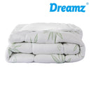 Bamboo Pillowtop Mattress Topper Protector Waterproof Cool Cover King Dreamz