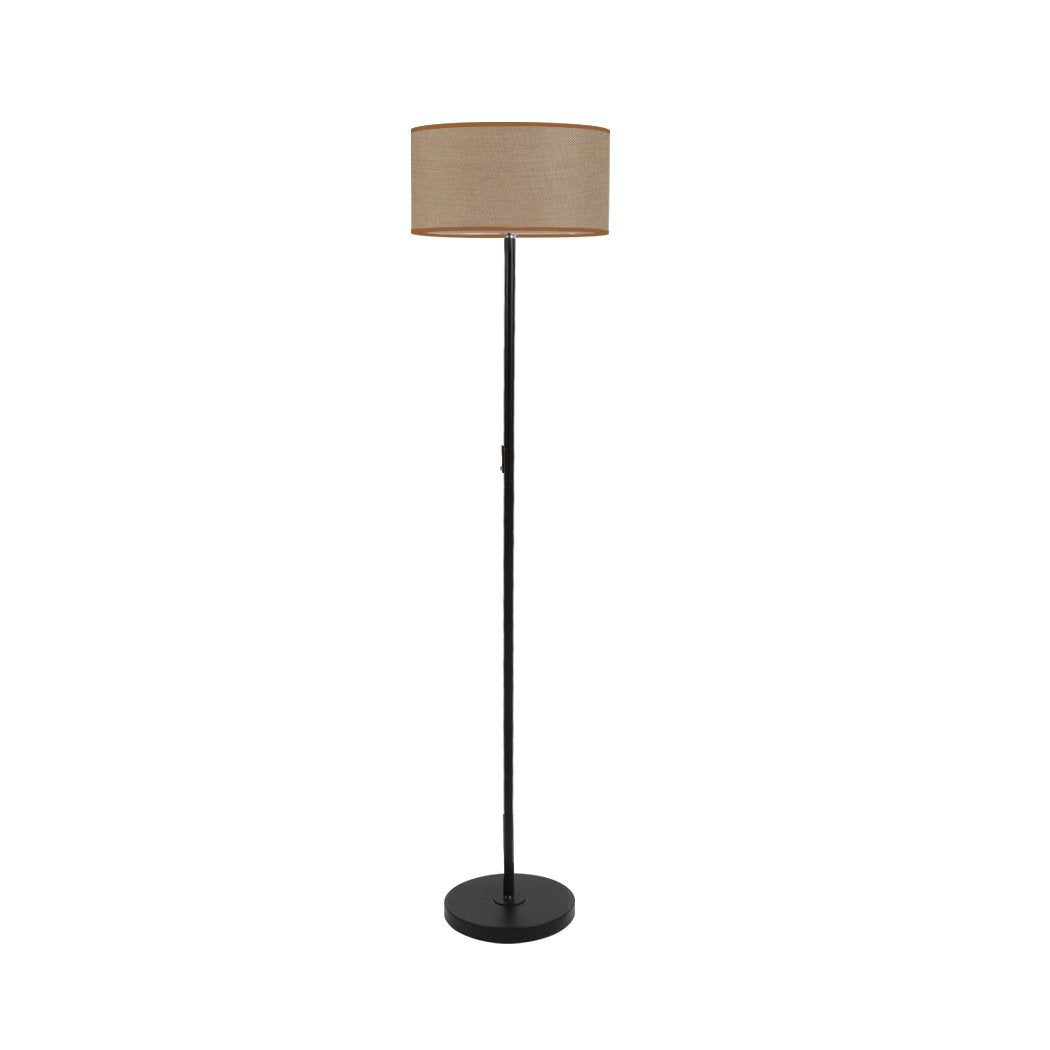 Modern LED Floor Lamp Stand Reading Light Decoration Indoor Classic Linen Fabric Big Bedding Australia