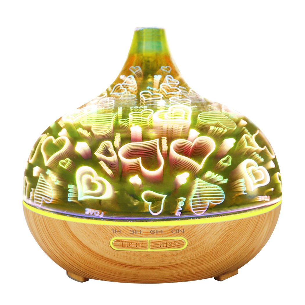 Aroma Diffuser Aromatherapy Ultrasonic Humidifier Essential Oil Purifier Heart Big Bedding Australia