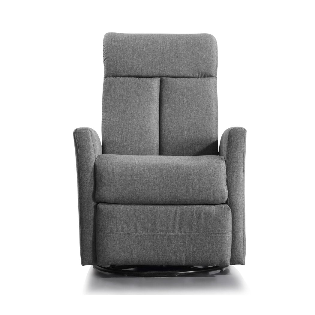 Recliner Chair Chairs Armchair Sofa Lounge Couch Padded Grey Fabric Levede