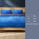 Luxury Bedding Two-Sided Quilt Cover with Pillowcase Super King Size Navy Blue Big Bedding Australia