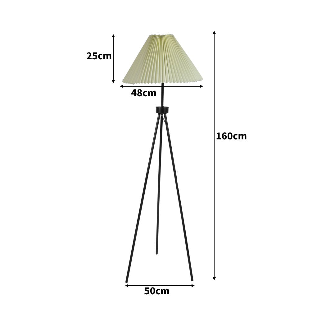 Modern LED Floor Lamp Stand Reading Light Decoration Indoor Classic Linen Fabric Big Bedding Australia