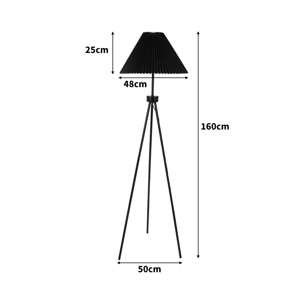 Modern LED Floor Lamp Stand Reading Light Decoration Indoor Classic Linen Fabric Big Bedding Australia