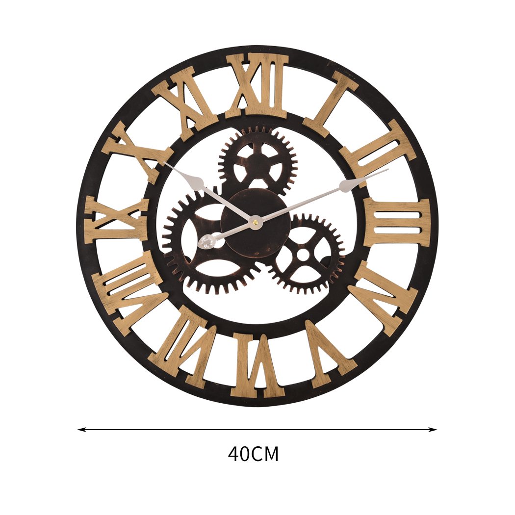 Chic Large Art Wall Clock Rustic Iron Metal Vintage Industrial luxury French Big Bedding Australia