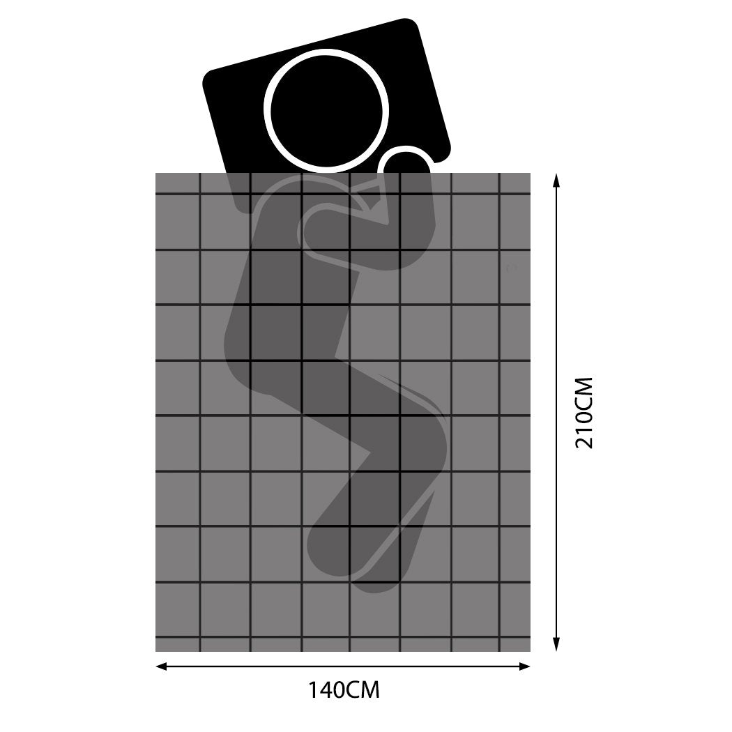 700GSM All Season Duck Down Feather Filling Duvet in Single Size Dreamz