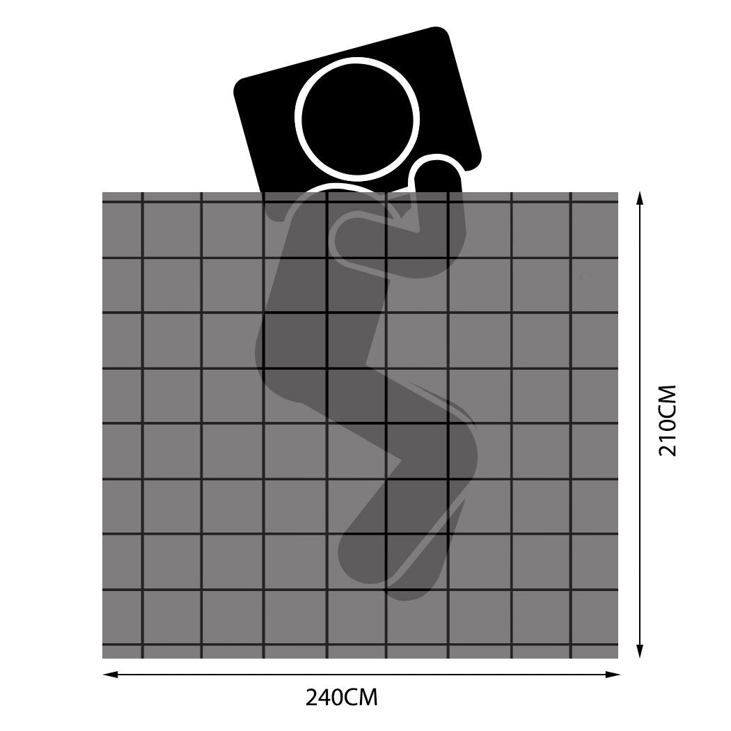 500GSM All Season Goose Down Feather Filling Duvet in King Size Dreamz