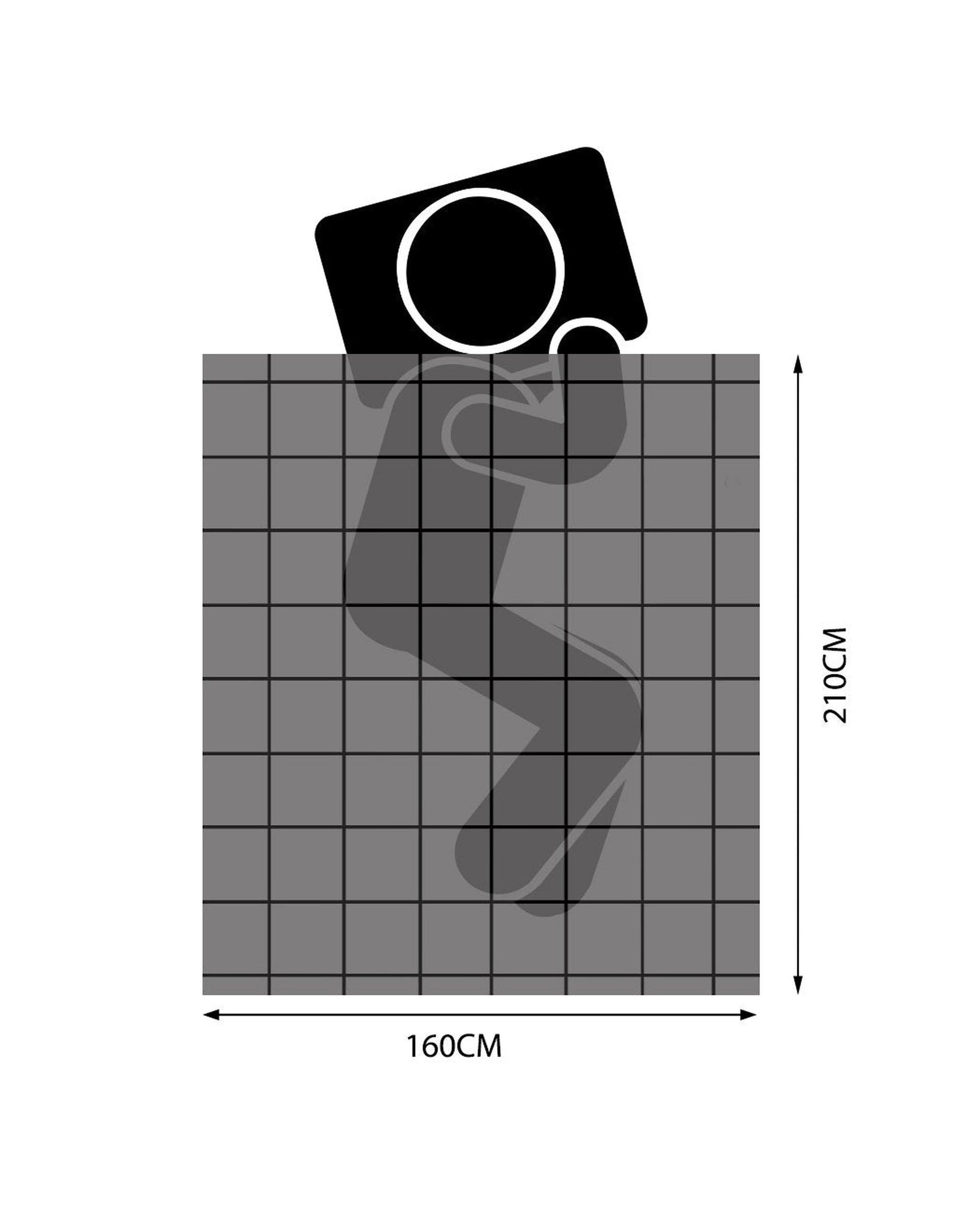 700GSM All Season Goose Down Feather Filling Duvet in King Single Size Dreamz