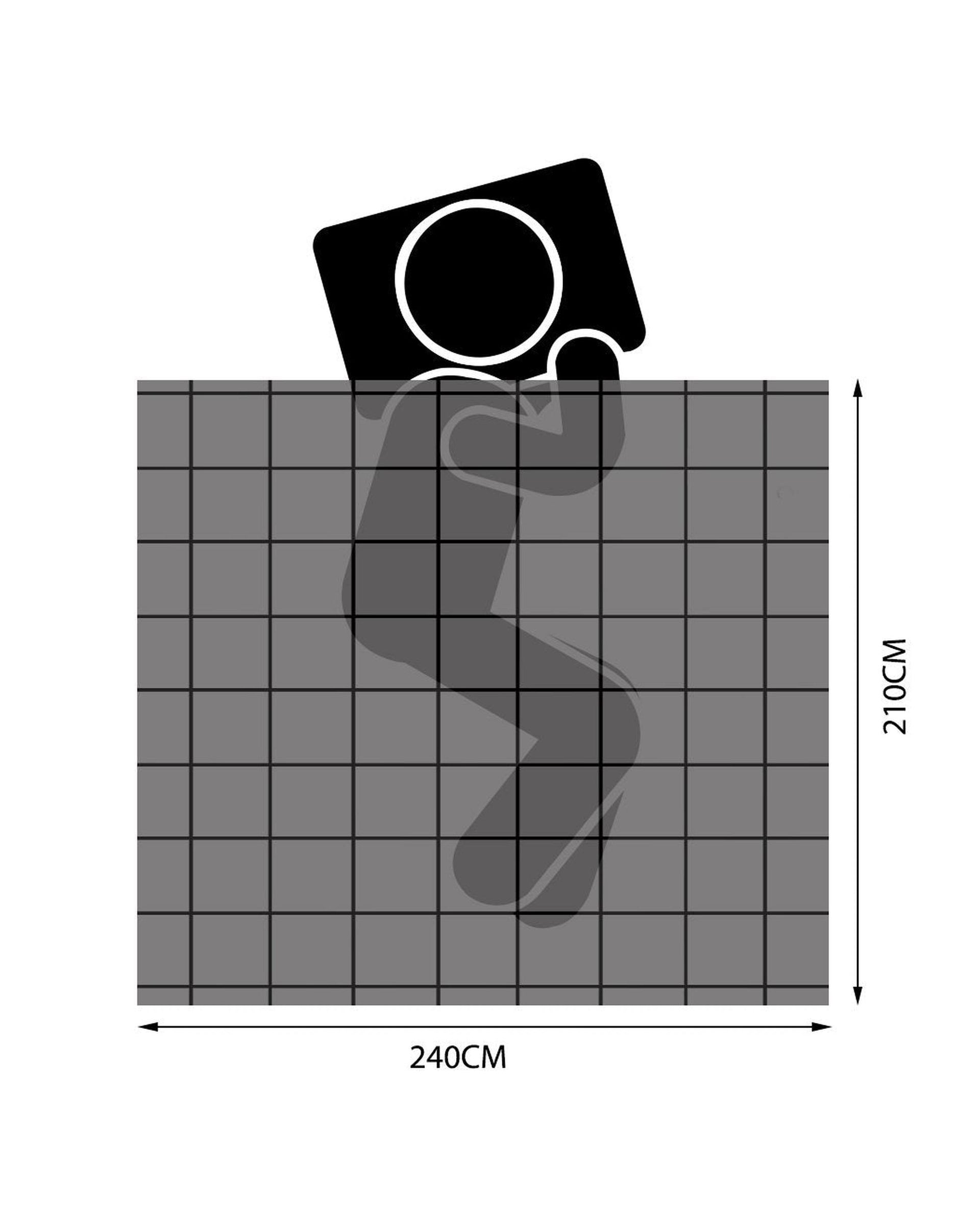 700GSM All Season Goose Down Feather Filling Duvet in King Size Dreamz