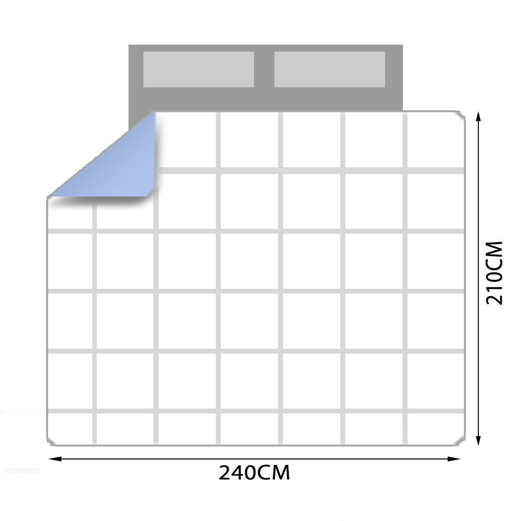 400GSM All Season Bamboo Winter Summer Quilt Duvet Doona Soft King Size Dreamz