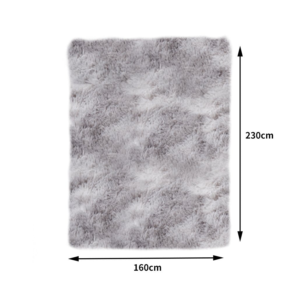 Floor Rug Shaggy Rugs Soft Large Carpet Area Tie-dyed Mystic 160x230cm Big Bedding Australia